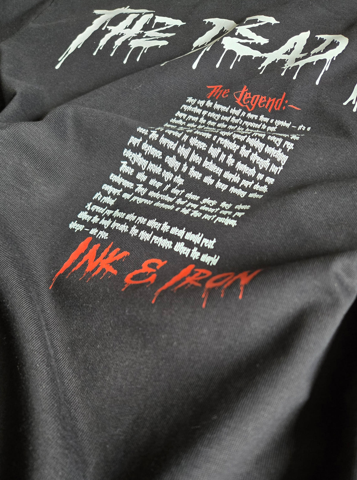 đź’€LEGEND EDITIONđź’€ THE DEAD REST. WE RISE. - OVERSIZE TEE