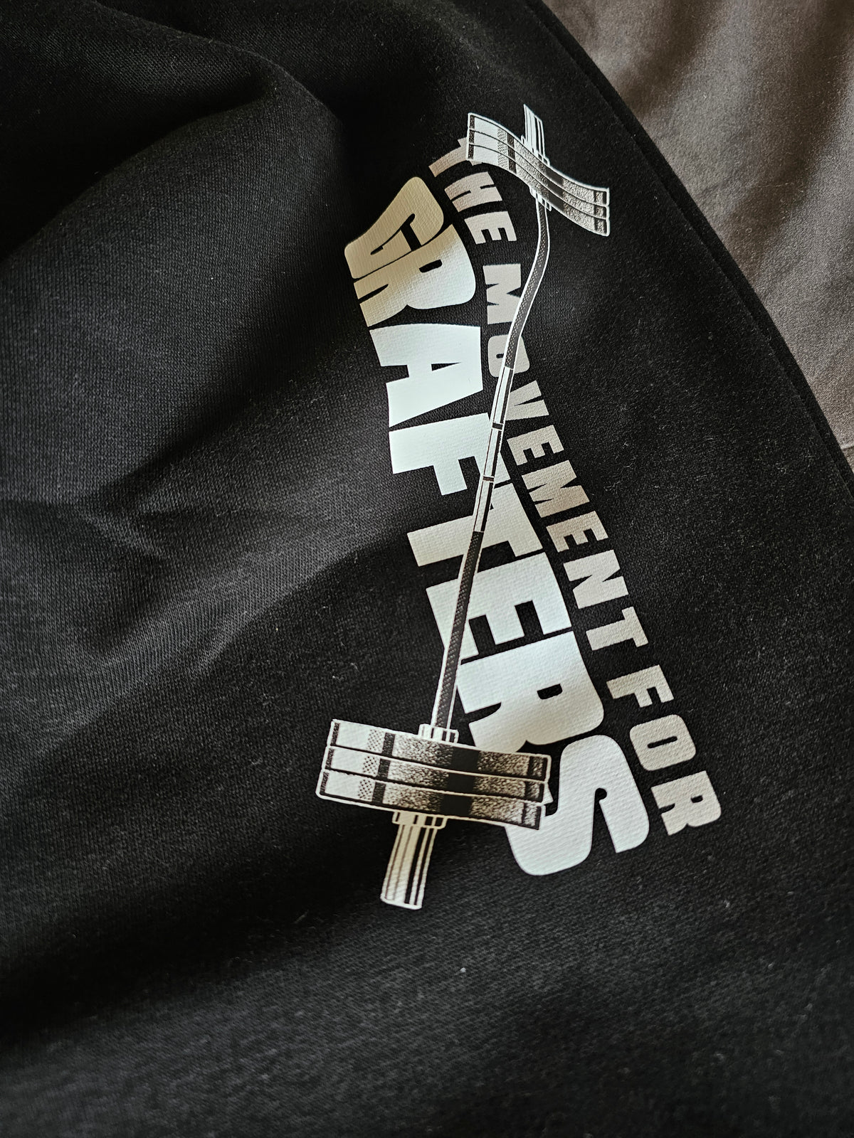 BXB Black Heavy Joggers “Movement for Grafters”