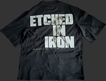 TITAN TEE - ETCHED IN IRON | Black or White
