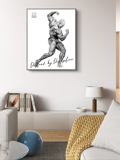 Defined by Discipline - High Quality Art Print