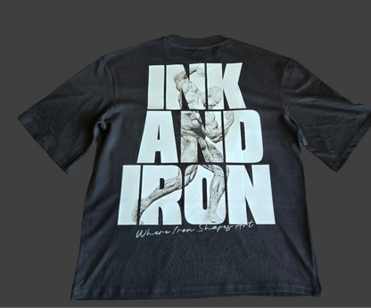 TITAN TEE - INK & IRON | BLACK