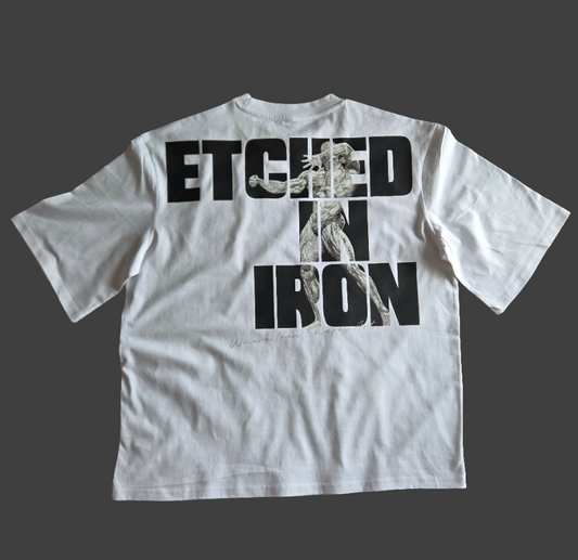 TITAN TEE - ETCHED IN IRON | Black or White