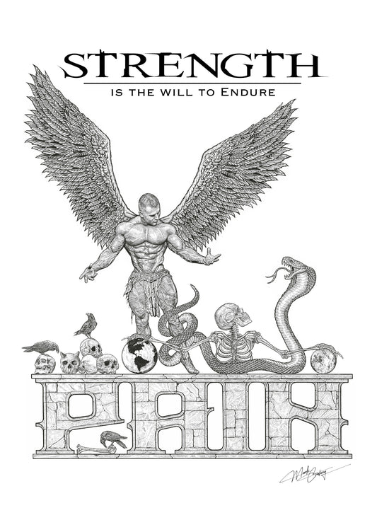 Angels Crypt - BECOME UNSTOPPABLE High Quality Art Print
