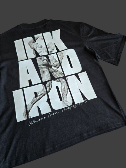 TITAN TEE - INK & IRON | BLACK