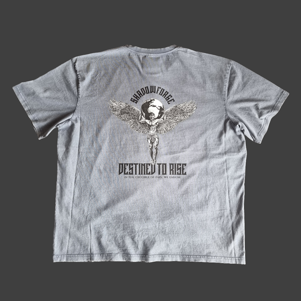DESTINED TO RISE ATLAS ACIDWASH OVERSIZE T-SHIRT