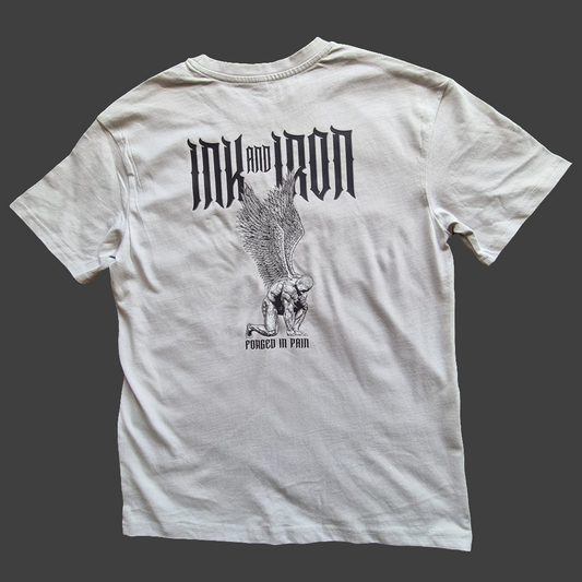 INK & IRON FORGED OVERSIZE ASPHALT GREY T-SHIRT