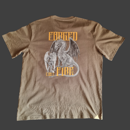 FORGED BY FIRE SHADOW OLIVE OVERSIZE T-SHIRT