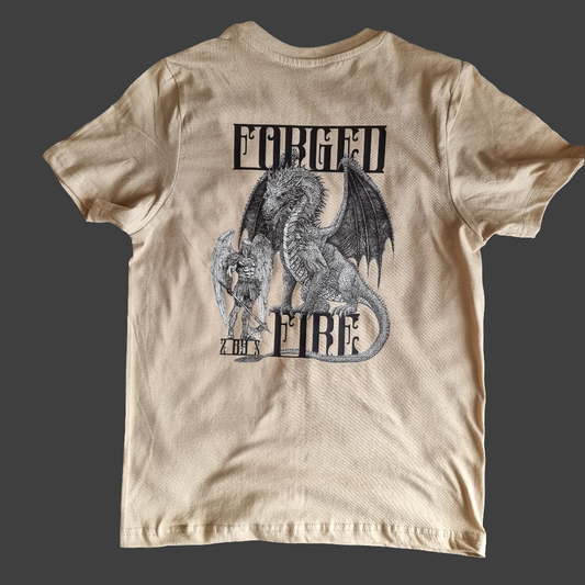 KIDS FORGED BY FIRE SAND T-SHIRT