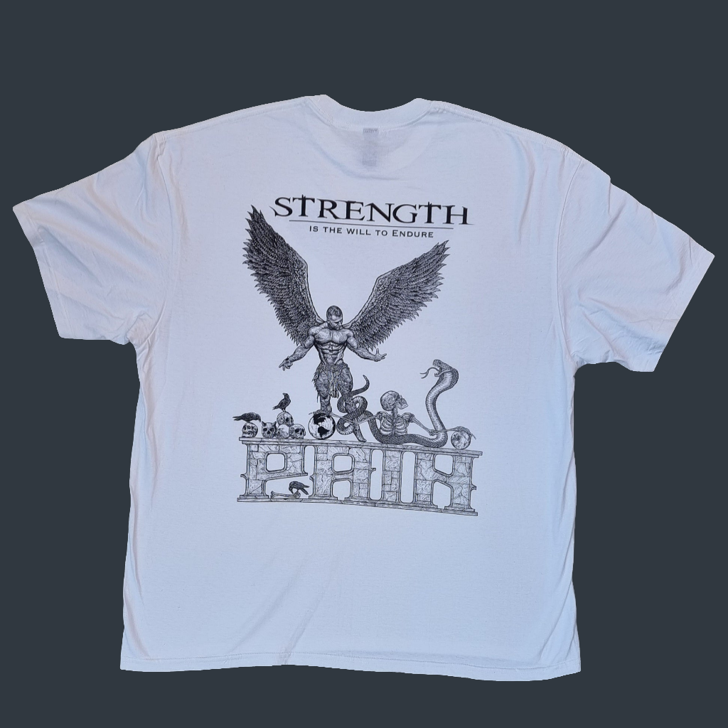 "STRENGTH" - OG White Standard Fit T-Shirt