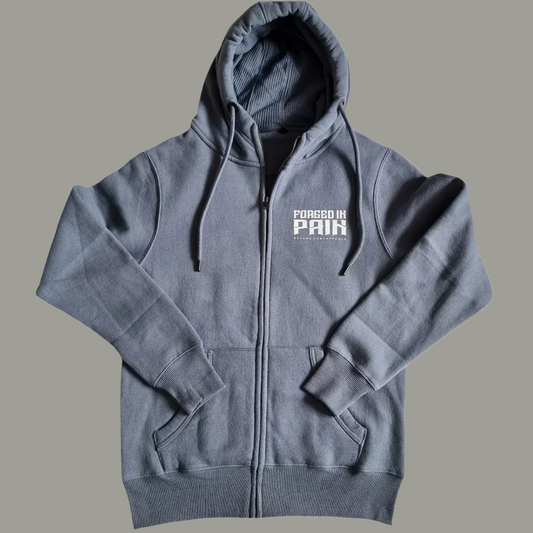 Ocean Ultimate Supersoft "FORGED IN PAIN" - Zip Hoodie