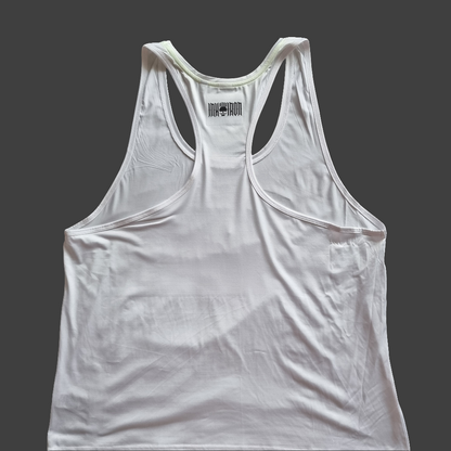 IRONLEGEND MENS GYM WHITE FORTITUDE VEST
