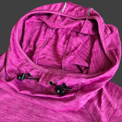 ASHES TO IRON - COWL NECK HOODIE - DEWBERRY
