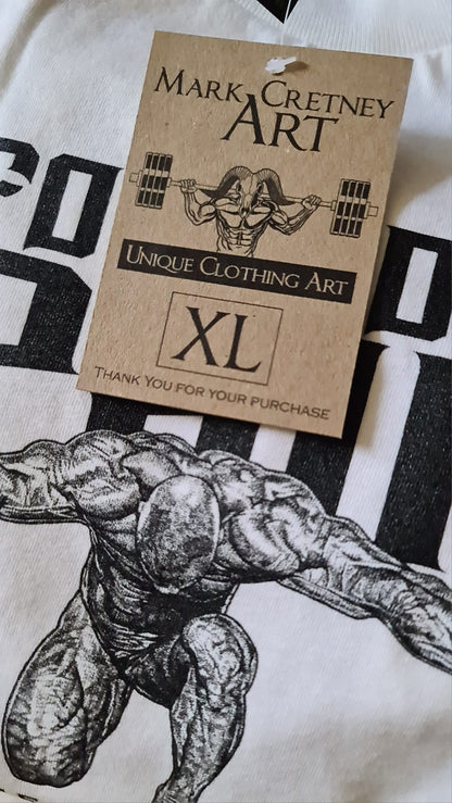 "FORGED IN PAIN" - OG White Standard Fit T-Shirt