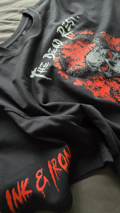 💀LEGEND EDITION💀 THE DEAD REST. WE RISE. - OVERSIZE TEE