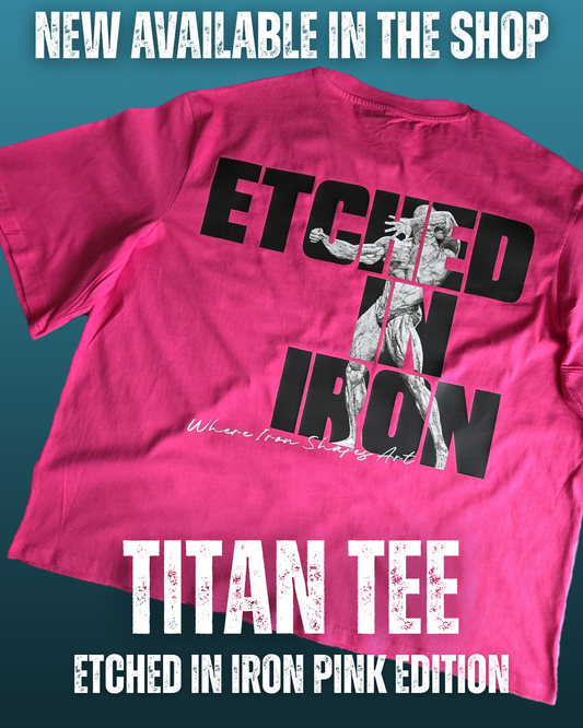 TITAN TEE - ELECTRIC PINK EDITION