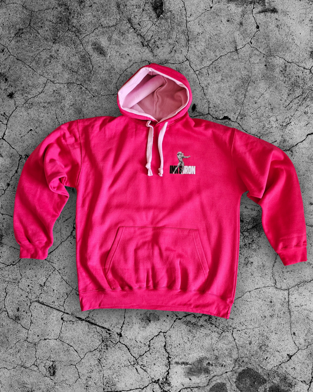 PHYSIQUE PREMIUM PINK OVERHEAD HOODIE