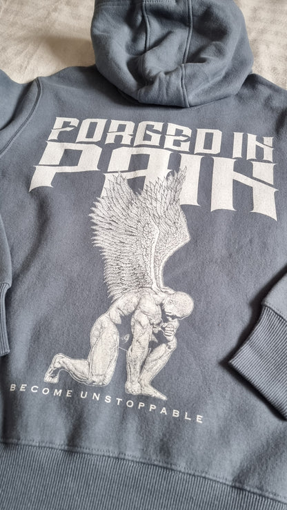 Ocean Ultimate Supersoft "FORGED IN PAIN" - Zip Hoodie