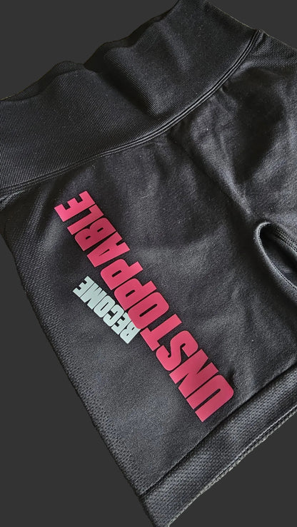 SCRUNCH PERFORMANCE SHORTS "FORGED NOT GIVEN"