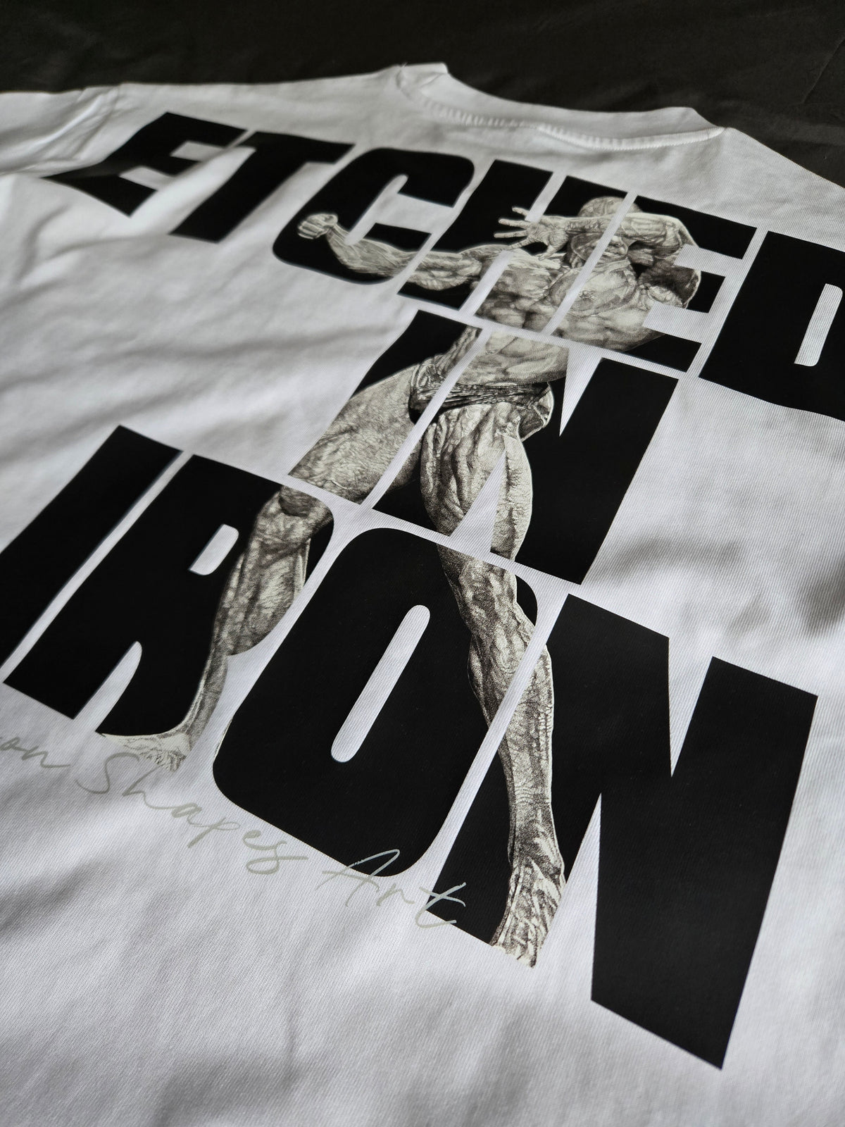 TITAN TEE - ETCHED IN IRON | Black or White