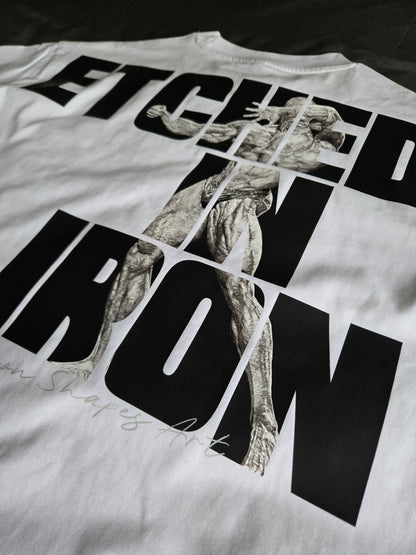 TITAN TEE - ETCHED IN IRON | Black or White