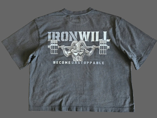 IRON WILL VINTAGE WASH OVERSIZE BOXFIT TEE