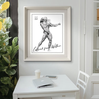 Carved from Within - High Quality Art Print