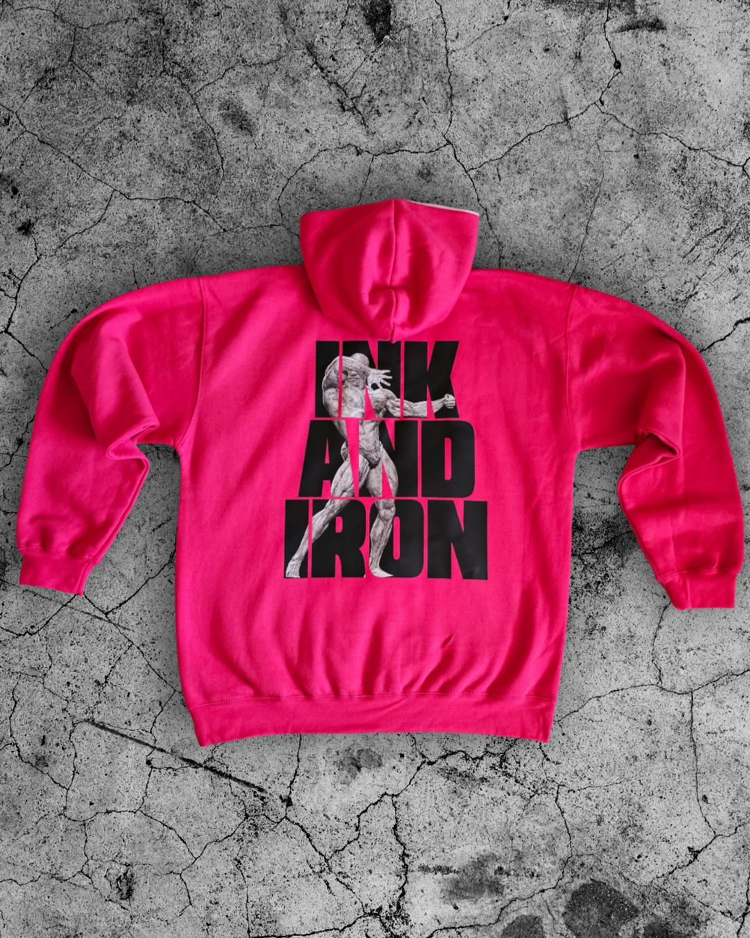 PHYSIQUE PREMIUM PINK OVERHEAD HOODIE