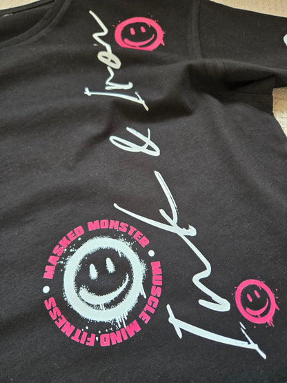 CROPPED TEE - MASKED MONSTER