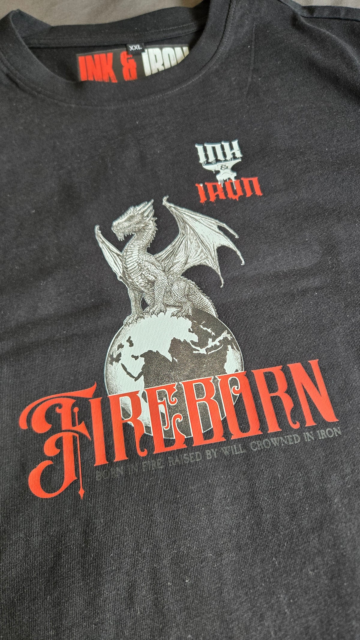 FORGED BY FIRE BLACK OVERSIZE T-SHIRT