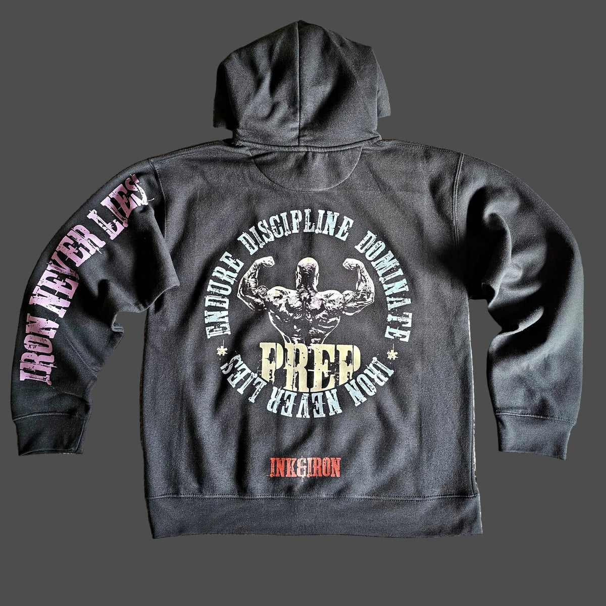 PREP ZIP HOODIE - ATLAS BLACK