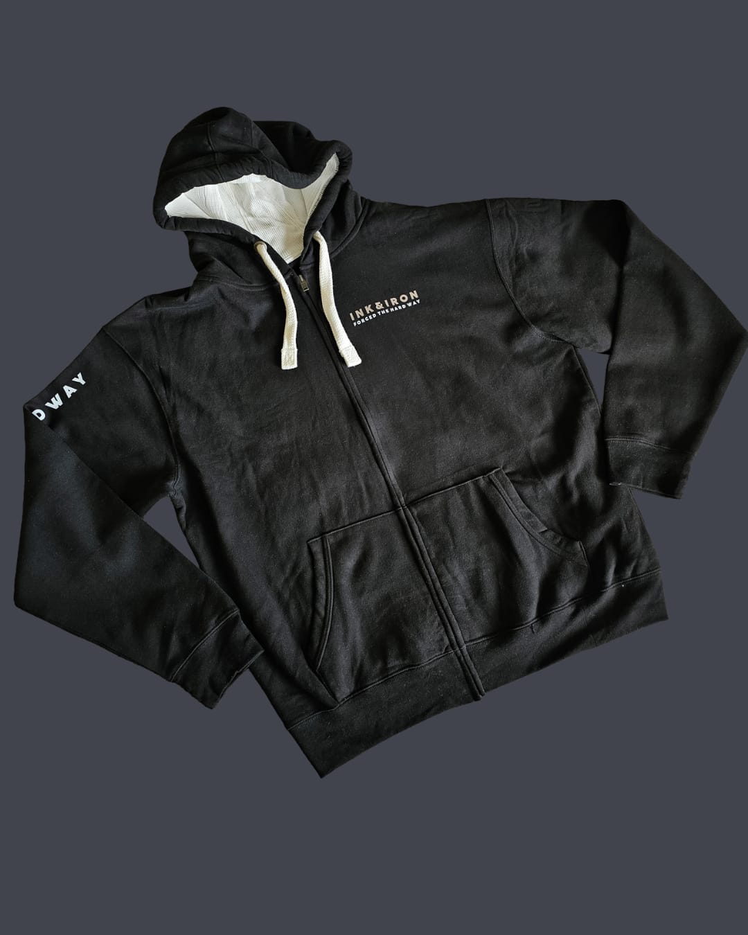 FORGED THE HARD WAY ELITE DUSTY BLACK HOODIE
