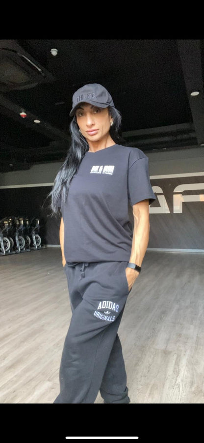 SOPRO OVERSIZE BLACK T-SHIRT