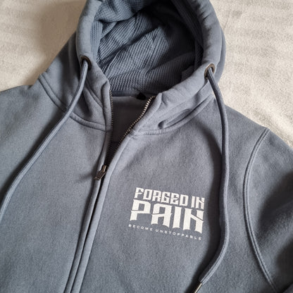 Ocean Ultimate Supersoft "FORGED IN PAIN" - Zip Hoodie