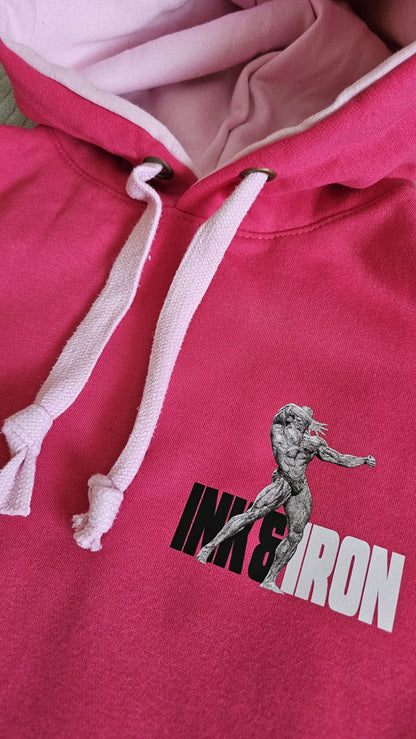 PHYSIQUE PREMIUM PINK OVERHEAD HOODIE