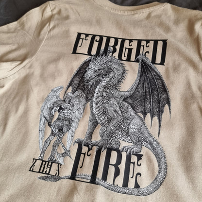 KIDS FORGED BY FIRE SAND T-SHIRT