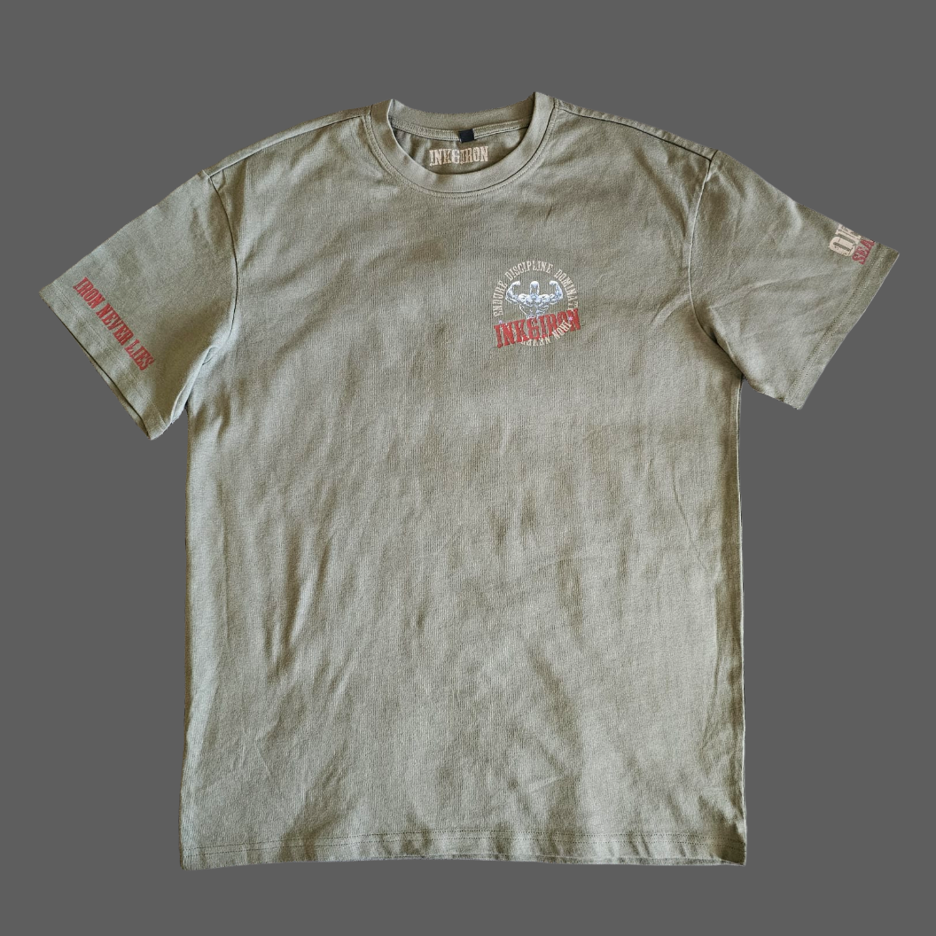 OFF SEASON OVERSIZE TEE - IRON NEVER LIES