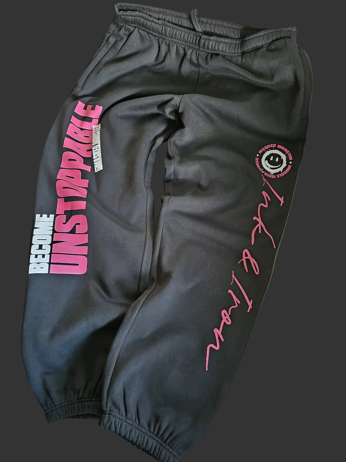 ONYX BLACK HEAVY JOGGER - INK&IRON X MASKEDMONSTER
