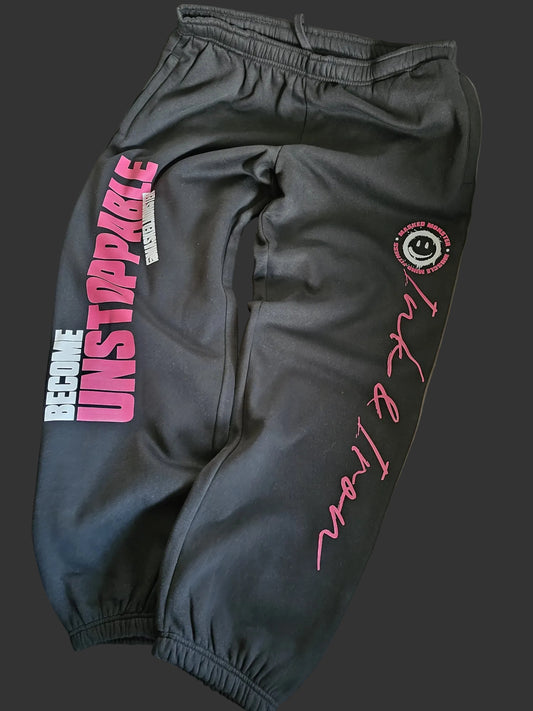 ONYX BLACK HEAVY JOGGER - INK&IRON X MASKEDMONSTER