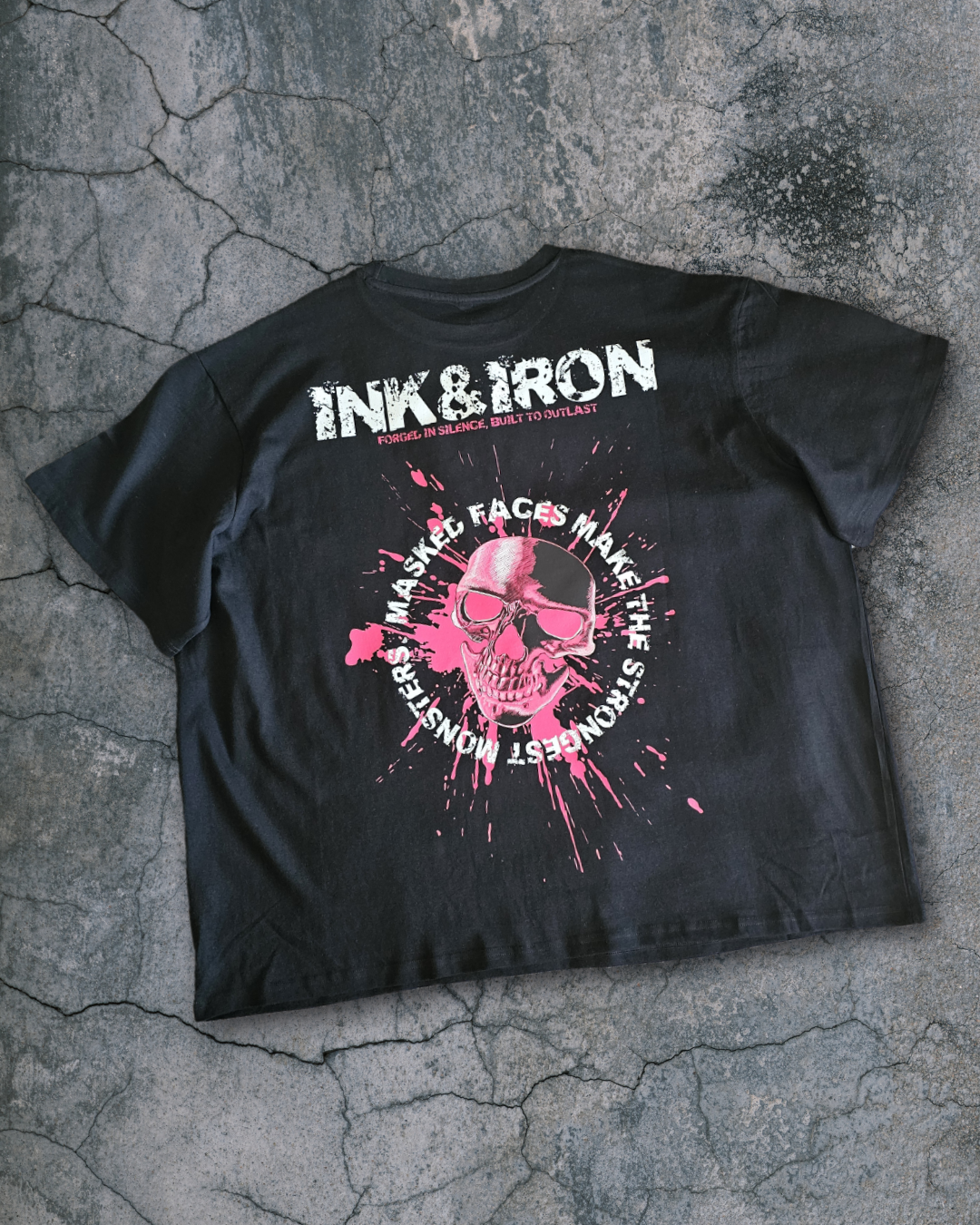 MONSTER OVERSIZE TEE - INK&IRON X MASKEDMONSTER