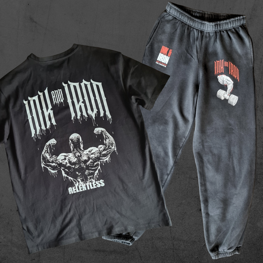 OVERSIZE TEE & VINTAGE JOGGERS - Relentless BUNDLE