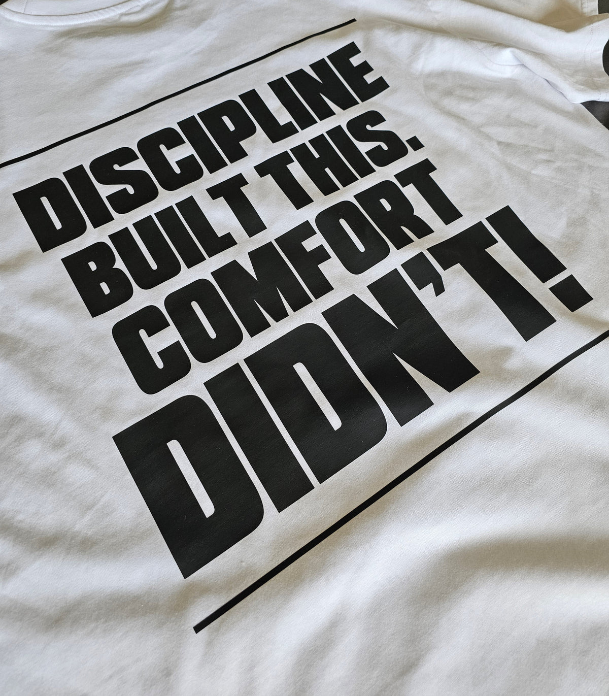 BXB - Discipline Built This. Comfort Didn't. Oversize TShirt