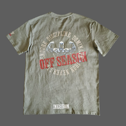 OFF SEASON OVERSIZE TEE - IRON NEVER LIES