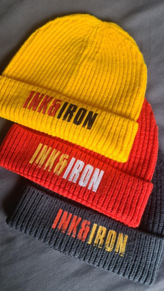 INK & IRON ENGINEERED KNIT BEANIE