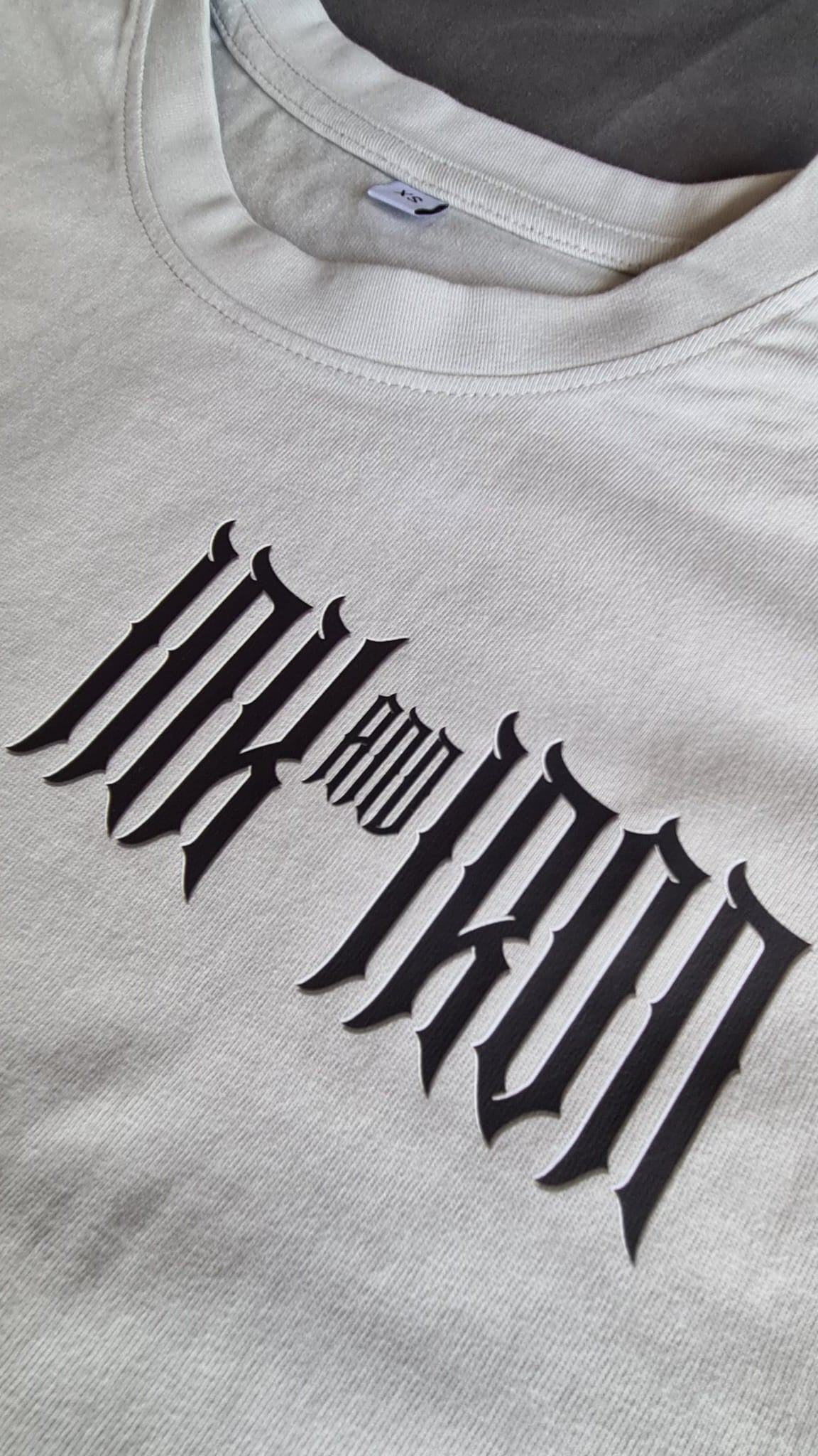 INK & IRON FORGED OVERSIZE ASPHALT GREY T-SHIRT