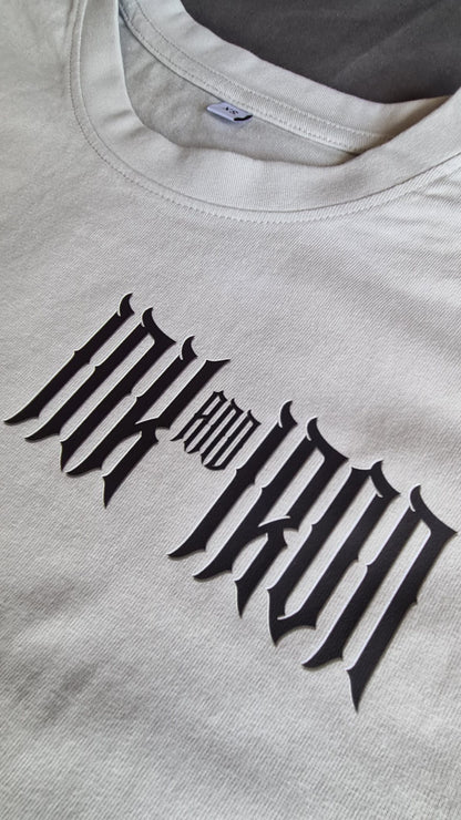 INK & IRON FORGED OVERSIZE ASPHALT GREY T-SHIRT