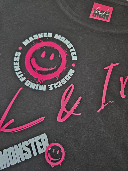 CROPPED TEE - MASKED MONSTER