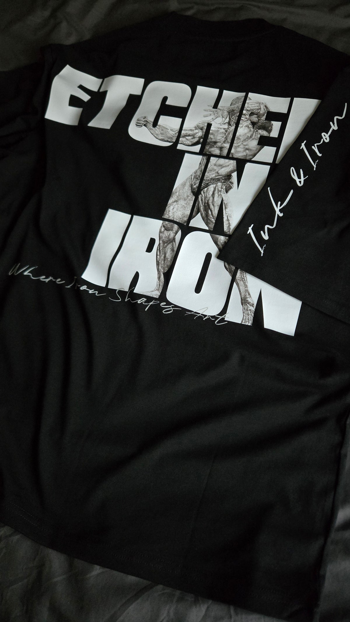TITAN TEE - ETCHED IN IRON | Black or White