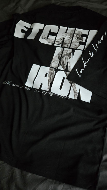 TITAN TEE - ETCHED IN IRON | Black or White