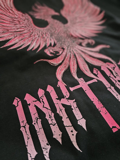 PINK PHOENIX OVERSIZE TEE - FORGED BY PAIN