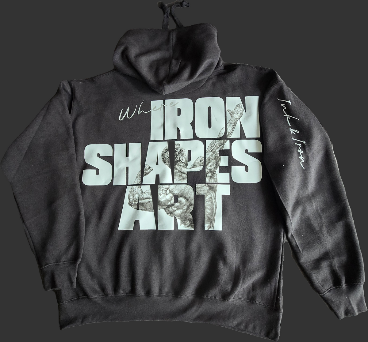 ATLAS ZIP HOODIE | WHERE IRON SHAPES ART